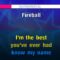 Fireball – Pitbull (KARAOKE)