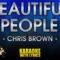 Beautiful People – Chris Brown (KARAOKE)