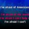 I’m Afraid Of Americans – David Bowie (KARAOKE)