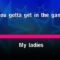 Let’s Get Excited – Alesha Dixon (KARAOKE)