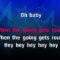 When The Going Gets Tough – Billy Ocean (KARAOKE)