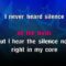 Silence – Dave Thomas Junior (KARAOKE)