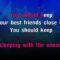 Close Enemies – Example (KARAOKE)