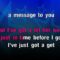 I’ve Gotta Get a Message to You – Bee Gees (KARAOKE)