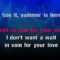 Waiting In Vain – Bob Marley (KARAOKE)