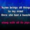 Bunch Of Thyme – Foster & Allen (KARAOKE)