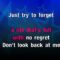 Walk Away – Matt Monro (KARAOKE)