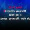 Express Yourself – Labrinth (KARAOKE)