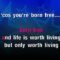 Born Free – Matt Monro (KARAOKE)