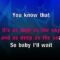 Baby I’ll Wait – Michael Buble (KARAOKE)