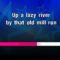 Up A Lazy River – Michael Buble (KARAOKE)