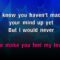 Make You Feel My Love – Michael Buble (KARAOKE)