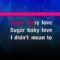 Sugar Baby Love – Rubettes (KARAOKE)