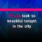 City Of Blinding Lights – U2 (KARAOKE)