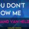 You Don’t Know Me – Armand Van Helden (KARAOKE)