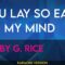 You Lay So Easy On My Mind – Bobby G. Rice (KARAOKE)