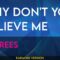 Why Don’t You Believe Me – Duprees (KARAOKE)