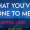 What You’ve Done To Me – Samantha Jade (KARAOKE)