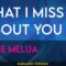 What I Miss About You – Katie Melua (KARAOKE)