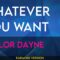 Whatever You Want – Taylor Dayne (KARAOKE)