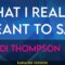 What I Really Meant To Say – Cyndi Thompson (KARAOKE)