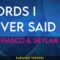 Words I Never Said – Lupe Fiasco & Skylar Grey (KARAOKE)