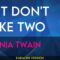 If It Don’t Take Two – Shania Twain (KARAOKE)