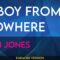 A Boy From Nowhere – Tom Jones (KARAOKE)