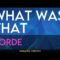 What Was That – Lorde (KARAOKE)
