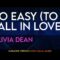 Olivia Dean – So Easy (To Fall In Love) | Karaoke with Lyrics | Vocal Guide Version